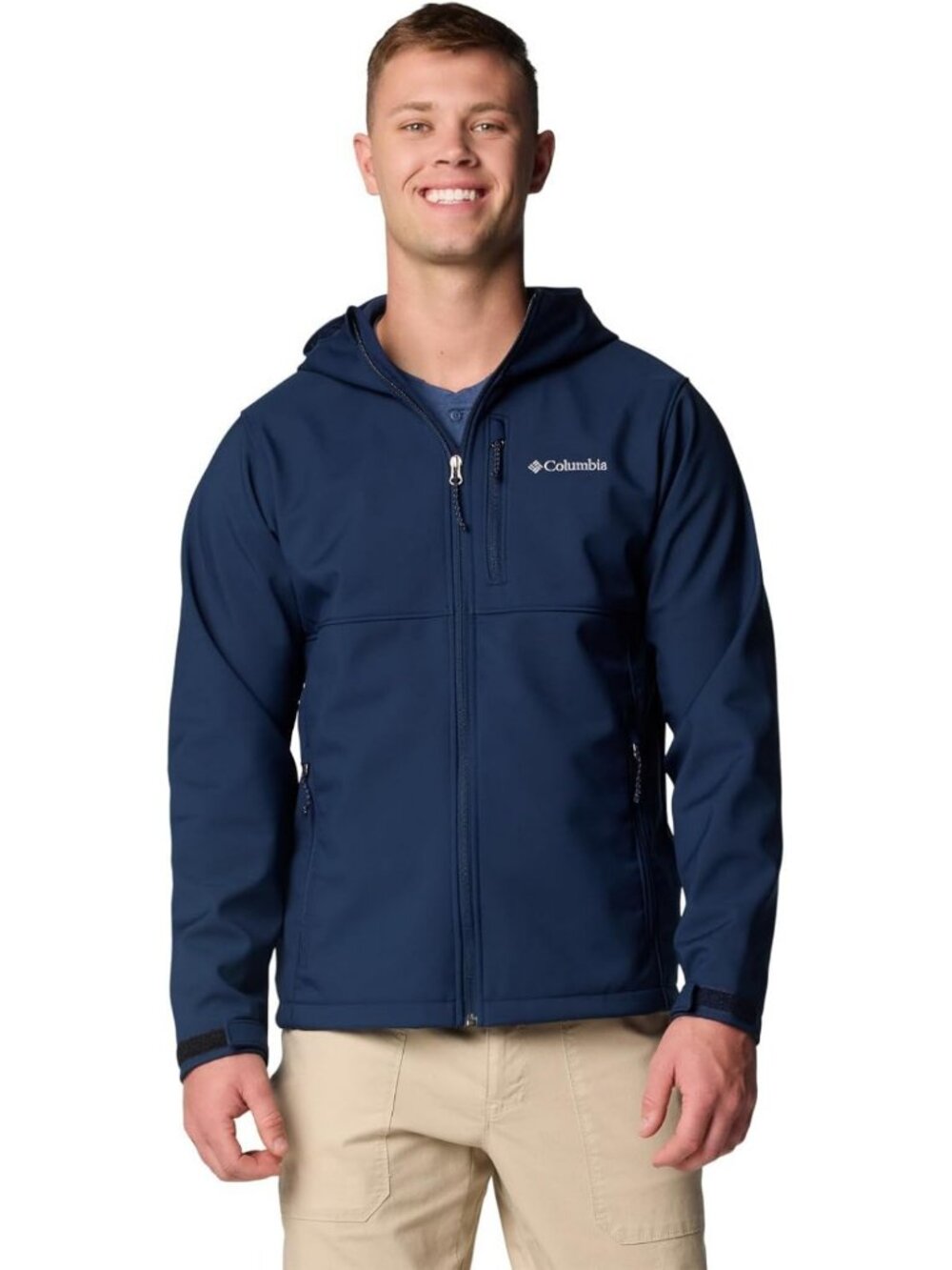 Versatile Hooded Softshell Jacket for Men & Women - Water-Resistant, Windproof